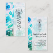 *~* Wisteria und Rose Blume Weg Nirvana Visitenkarte (Vorne/Hinten)