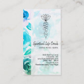 *~* Wisteria und Rose Blume Weg Nirvana Visitenkarte (Rückseite)