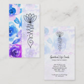 *~* Wisteria und Rose Pfad der Nirvana-Blume Visitenkarte (Vorne/Hinten)