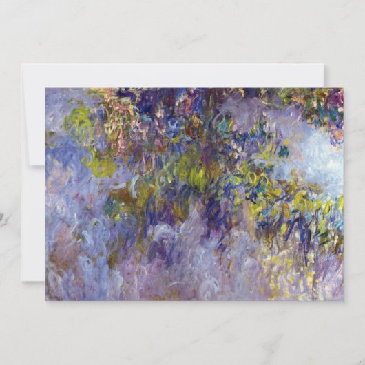 Wisteria (verlassen Hälfte) von Claude Monet (Vorderseite)