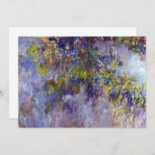 Wisteria (verlassen Hälfte) von Claude Monet (Vorne/Hinten)