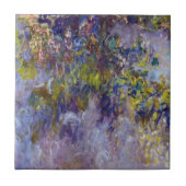 Wisteria (verlassen Hälfte) von Claude Monet Fliese (Vorderseite)