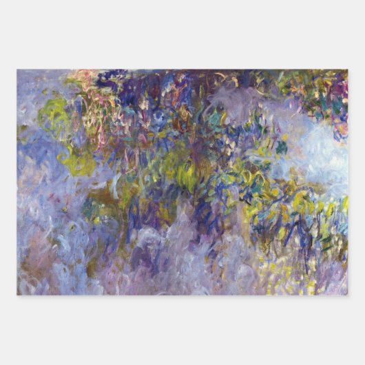 Wisteria (verlassen Hälfte) von Claude Monet Geschenkpapier Set (Vorderseite 3)
