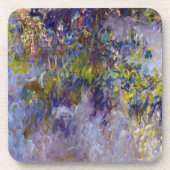 Wisteria (verlassen Hälfte) von Claude Monet Getränkeuntersetzer (Vorderseite)