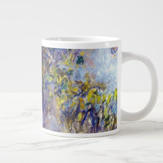 Wisteria (verlassen Hälfte) von Claude Monet Jumbo-Tasse (Rechts)