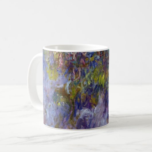 Wisteria (verlassen Hälfte) von Claude Monet Kaffeetasse (Vorderseite Links)