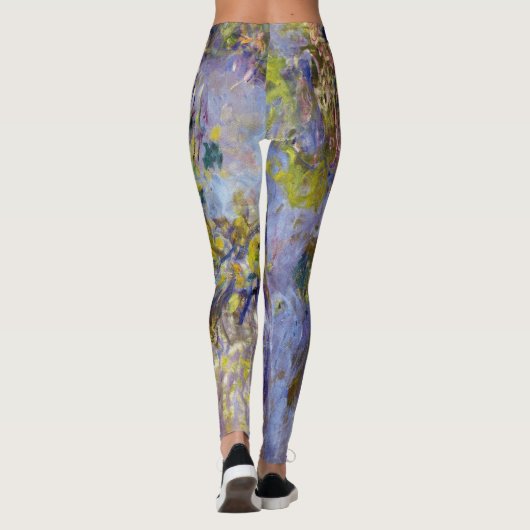 Wisteria (verlassen Hälfte) von Claude Monet Leggings (Rückseite)