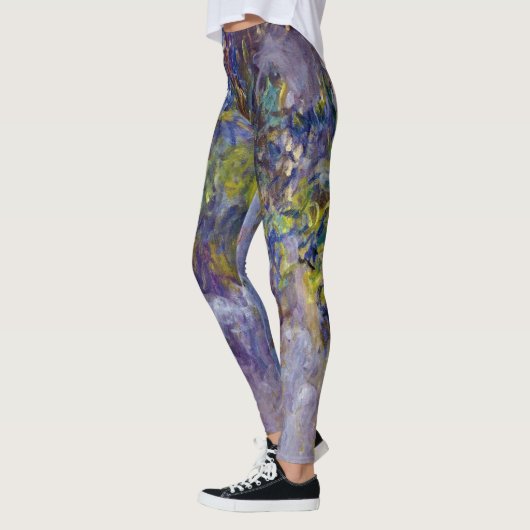 Wisteria (verlassen Hälfte) von Claude Monet Leggings (Links)