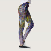 Wisteria (verlassen Hälfte) von Claude Monet Leggings (Rechts)