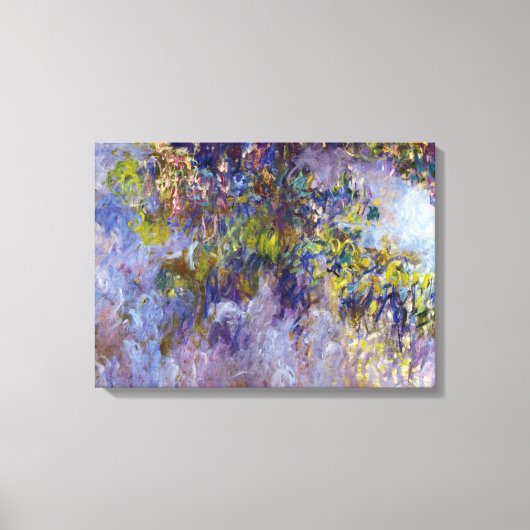Wisteria (verlassen Hälfte) von Claude Monet Leinwanddruck (Vorderseite)