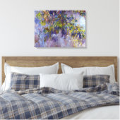 Wisteria (verlassen Hälfte) von Claude Monet Leinwanddruck (Insitu (Schlafzimmer))