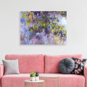 Wisteria (verlassen Hälfte) von Claude Monet Leinwanddruck (Insitu (Wohnzimmer))