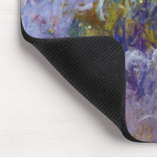 Wisteria (verlassen Hälfte) von Claude Monet Mousepad (Ecke)