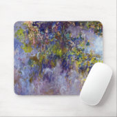 Wisteria (verlassen Hälfte) von Claude Monet Mousepad (Mit Mouse)
