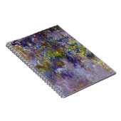Wisteria (verlassen Hälfte) von Claude Monet Notizblock (Rechte Seite)