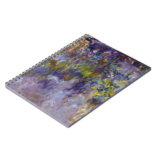 Wisteria (verlassen Hälfte) von Claude Monet Notizblock (Linke Seite)