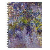 Wisteria (verlassen Hälfte) von Claude Monet Notizblock (Vorderseite)