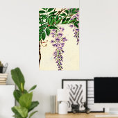Wisteria Vine Blooms 1870 Poster (Heimbüro)