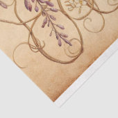 Wisteria Vine Purple Flowers Hummingbird Decoupage Seidenpapier (Ausschnitt)