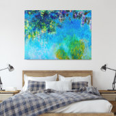 Wisteria von Claude Monet Leinwanddruck (Insitu (Schlafzimmer))