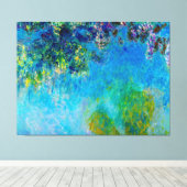 Wisteria von Claude Monet Leinwanddruck (Insitu (Holzboden))