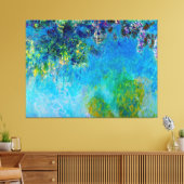 Wisteria von Claude Monet Leinwanddruck (Insitu (Wohnzimmer))