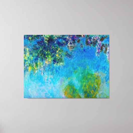 Wisteria von Claude Monet Leinwanddruck (Vorderseite)