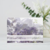 ©Wisteria Whisper/Wedding oder All-Occasion UAWG RSVP Karte (Stehend Vorderseite)