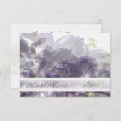 ©Wisteria Whisper/Wedding oder All-Occasion UAWG RSVP Karte (Vorne/Hinten)