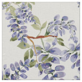 Wisteria Wiederholmuster Gewebe Stoff (Nahaufnahme)