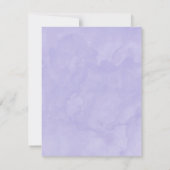 Wisteria Wine Glass Brunch & Bubbly Einladung (Rückseite)