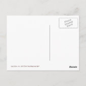 WISTERIEN-BLUME POSTKARTE (Rückseite)