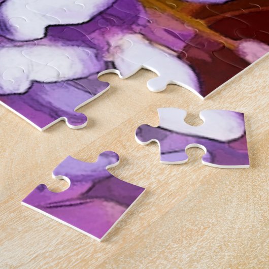 WISTERIEN-BLUME PUZZLE (Seite)