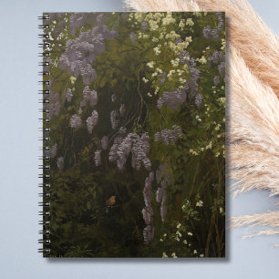Wisterien in Bloom - Blumenkomposition Notizblock