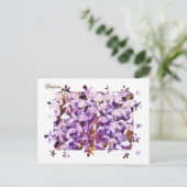 WISTERIEN POSTKARTE (Stehend Vorderseite)