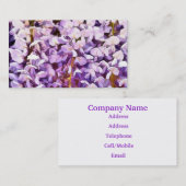 WISTERIEN VISITENKARTE (Vorne/Hinten)