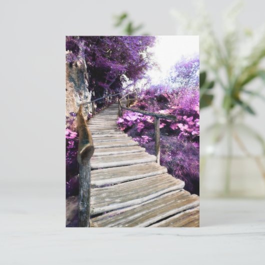 Wisterntreppe Einladung (Stehend Vorderseite)