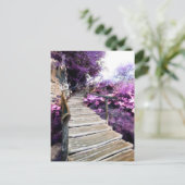 Wisterntreppe Postkarte (Stehend Vorderseite)