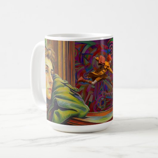 Wistfully viewing movement Mug Kaffeetasse (Vorderseite Links)