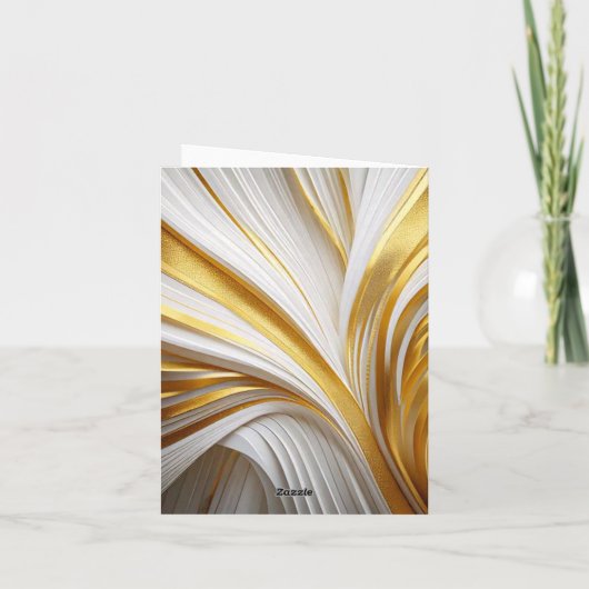 Wit Goud Retro Ankündigung (Rückseite)