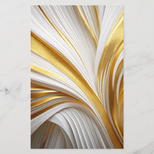 Wit Goud Retro Flyer (Vorne)