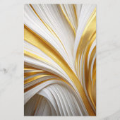 Wit Goud Retro  Flyer (Hinten)