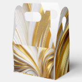 Wit Goud Retro Geschenkschachtel (Geöffnet)