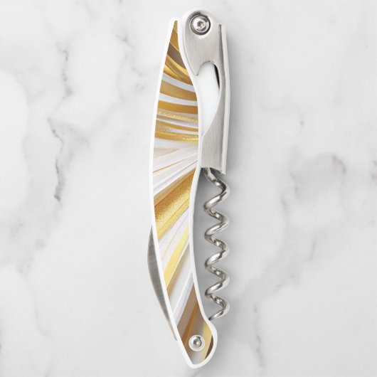 Wit Goud Retro Kellnermesser (Rückseite)