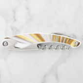 Wit Goud Retro Kellnermesser (Vorderseite)