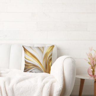 Wit Goud Retro Kussen Kissen