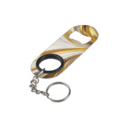 Wit Goud Retro Mini Flaschenöffner (Rückseite Schrägansicht)