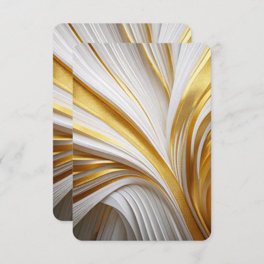 Wit Goud Retro Save The Date (Vorne/Hinten)