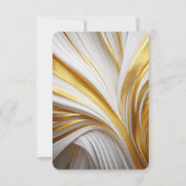 Wit Goud Retro Save The Date (Rückseite)