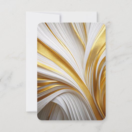 Wit Goud Retro Save The Date (Rückseite)